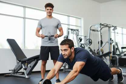 Roue Abdominale Compacte – Gainage & Puissance Noyau